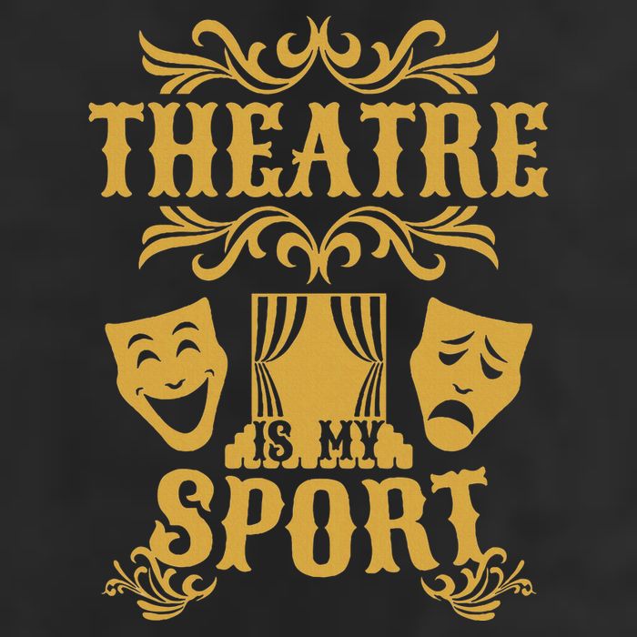 Theatre Is My Sport Funny Theater Drama Play Gift Beanie