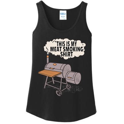 This Is My Meat Smoking Funny Backyard Smoker Grill Ladies Essential Tank