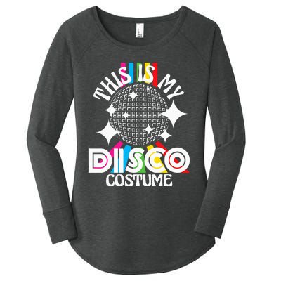 This Is My Disco Costume 1970s Funky Party Women's Perfect Tri Tunic Long Sleeve Shirt