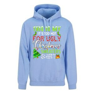 This Is My ItS Too Hot For Ugly Christmas Sweaters Holiday Unisex Surf Hoodie