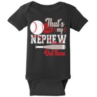 That Is My Nephew Out There Baseball Baby Bodysuit