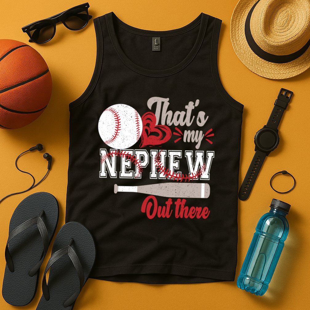 That Is My Nephew Out There Baseball Tank Top