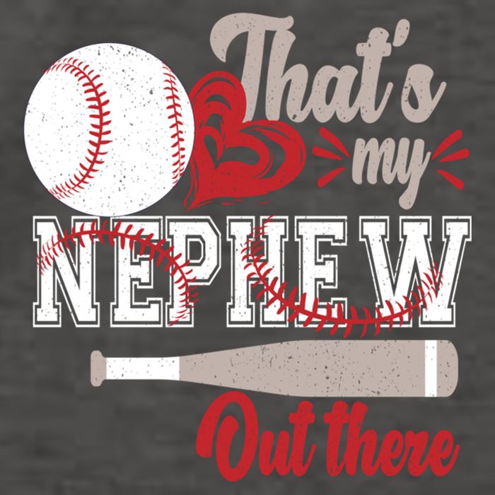 That Is My Nephew Out There Baseball Vector Backpack
