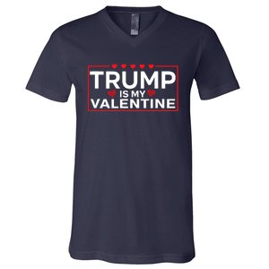 Trump Is My Valentine Design | Funny Boy Girl Adults V-Neck T-Shirt