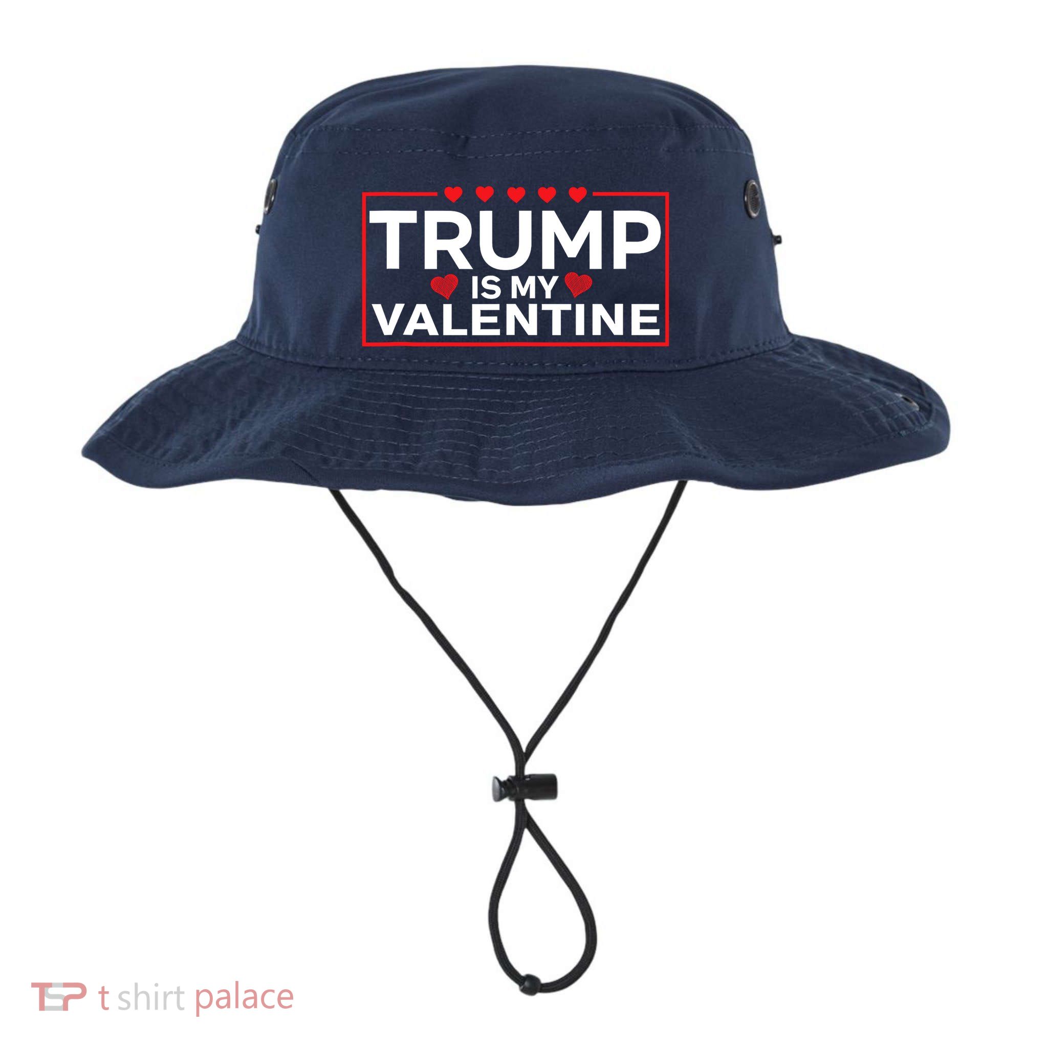 Trump Is My Valentine Design | Funny Boy Girl Adults Bucket Hat