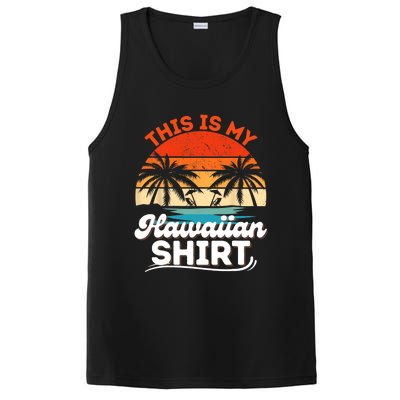 This Is My Hawaiian Shirts Retro Summer Vacation Party Hawaii PosiCharge Competitor Tank