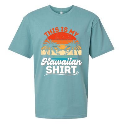 This Is My Hawaiian Shirts Retro Summer Vacation Party Hawaii Sueded Cloud Jersey T-Shirt