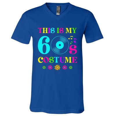 This Is My 60s Bro Costume Retro Halloween 1960s 60s Party V-Neck T-Shirt