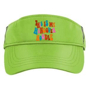 This Is My Hangover Gift Cute Colorful Text Gift Adult Drive Performance Visor