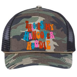 This Is My Hangover Gift Cute Colorful Text Gift Retro Rope Trucker Hat Cap