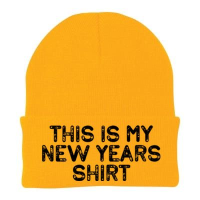 This Is My New Years Meaningful Gift Funny New Years Eve Supplies 2024 Gift Knit Cap Winter Beanie