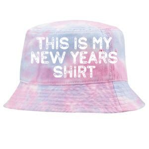 This Is My New Years Meaningful Gift Funny New Years Eve Supplies 2024 Gift Tie-Dyed Bucket Hat