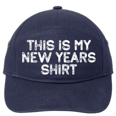 This Is My New Years Meaningful Gift Funny New Years Eve Supplies 2024 Gift 7-Panel Snapback Hat