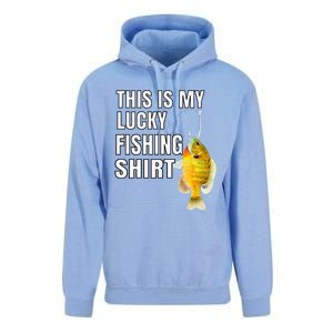 This Is My Lucky Fishing Gift For Fisherman Unisex Surf Hoodie