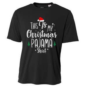 This Is My Christmas Pajama Shirt Xmas Christmas Tree Cooling Performance Crew T-Shirt