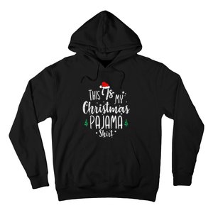 This Is My Christmas Pajama Shirt Xmas Christmas Tree Hoodie