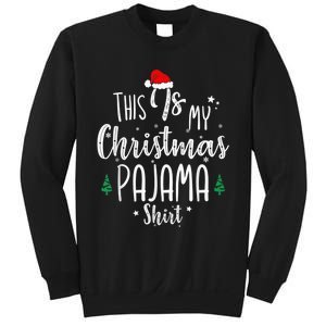 This Is My Christmas Pajama Shirt Xmas Christmas Tree Sweatshirt