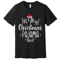 This Is My Christmas Pajama Shirt Xmas Christmas Tree Premium T-Shirt