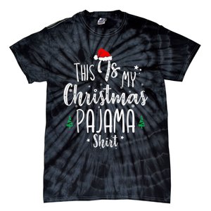 This Is My Christmas Pajama Shirt Xmas Christmas Tree Tie-Dye T-Shirt