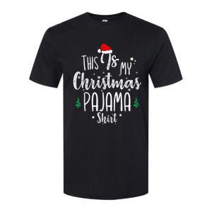 This Is My Christmas Pajama Shirt Xmas Christmas Tree Softstyle CVC T-Shirt