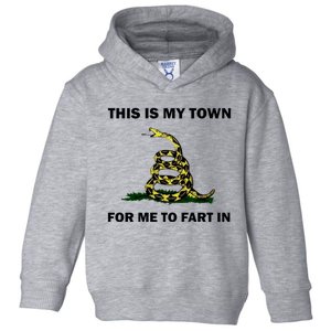 This Is My Town For Me To Fart In Funny Toddler Hoodie