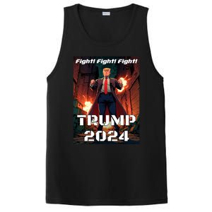 Trump Is My President 2024 Fight! Fight! Fight! Gift PosiCharge Competitor Tank