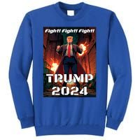 Trump Is My President 2024 Fight! Fight! Fight! Gift Tall Sweatshirt