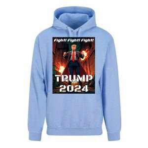 Trump Is My President 2024 Fight! Fight! Fight! Gift Unisex Surf Hoodie