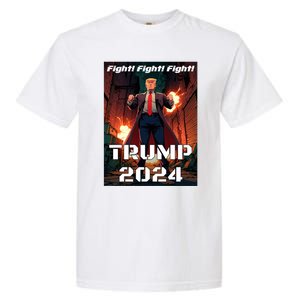 Trump Is My President 2024 Fight! Fight! Fight! Gift Garment-Dyed Heavyweight T-Shirt