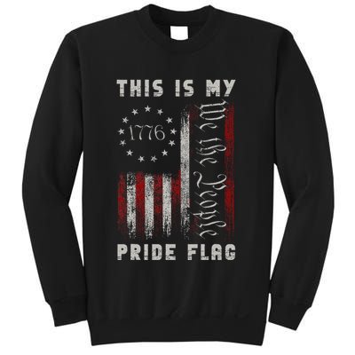 This Is My Pride Flag Usa American 4th Of July Sweatshirt