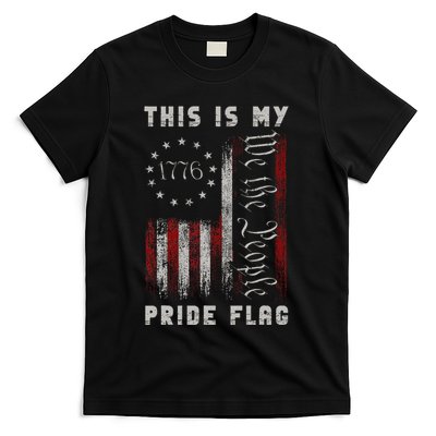 This Is My Pride Flag Usa American 4th Of July T-Shirt