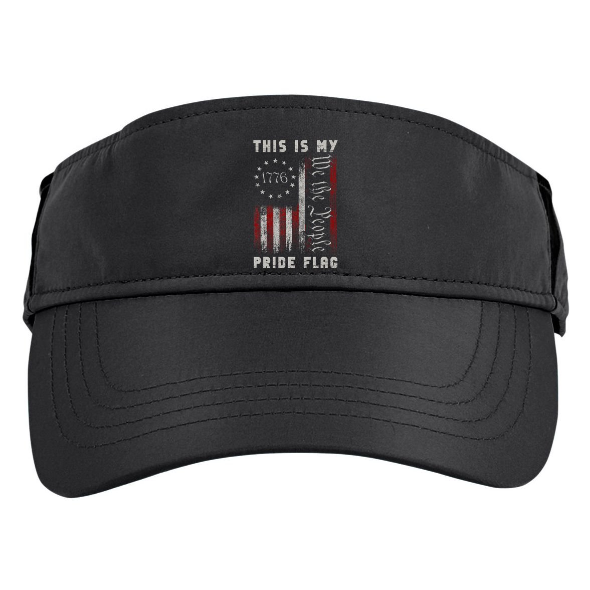 This Is My Pride Flag Usa American 4th Of July Adult Drive Performance Visor