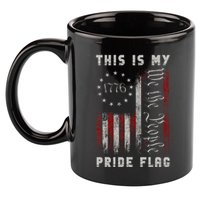 This Is My Pride Flag Usa American 4th Of July 11oz C Handle Ceramic Mug