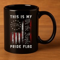 This Is My Pride Flag Usa American 4th Of July 11oz C Handle Ceramic Mug