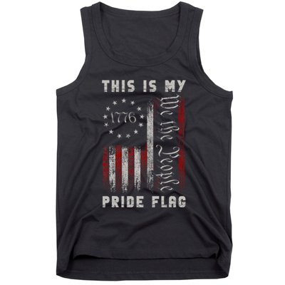 This Is My Pride Flag Usa American 4th Of July Tank Top