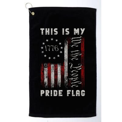 This Is My Pride Flag Usa American 4th Of July Golf Towel