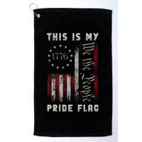 This Is My Pride Flag Usa American 4th Of July Golf Towel