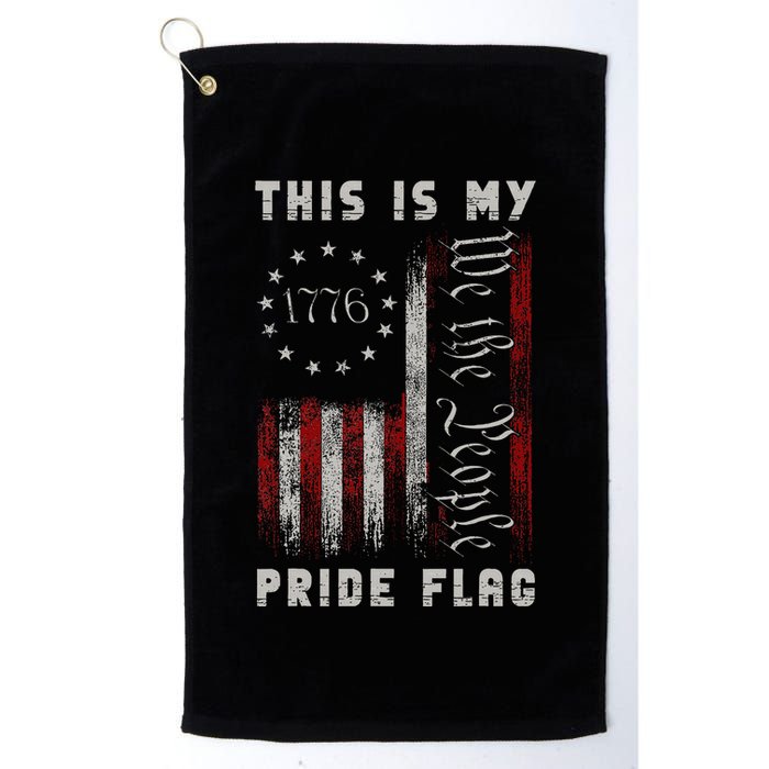 This Is My Pride Flag Usa American 4th Of July Golf Towel