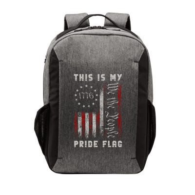 This Is My Pride Flag Usa American 4th Of July Vector Backpack