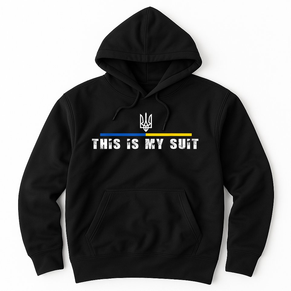 This Is My Suit Support Zelensky Ukrainian Suit Hoodie