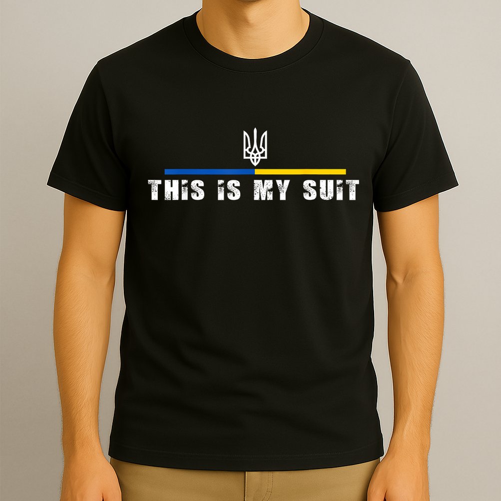 This Is My Suit Support Zelensky Ukrainian Suit T-Shirt