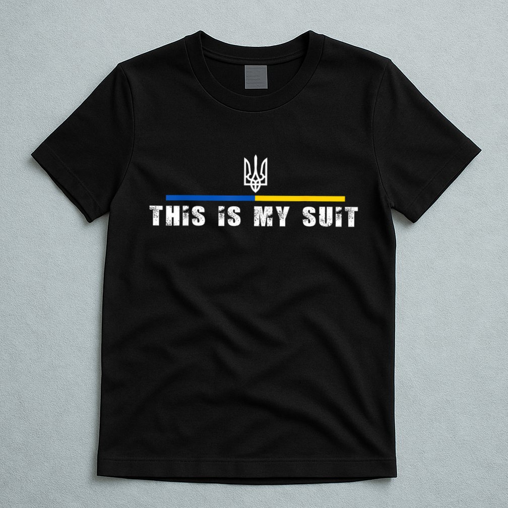 This Is My Suit Support Zelensky Ukrainian Suit T-Shirt