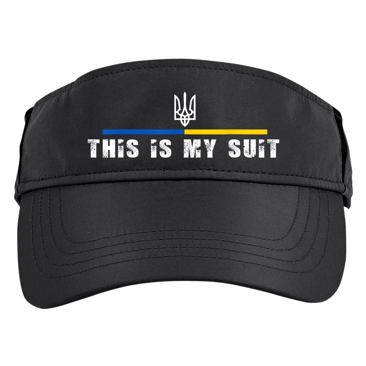 This Is My Suit Support Zelensky Ukrainian Suit Adult Drive Performance Visor