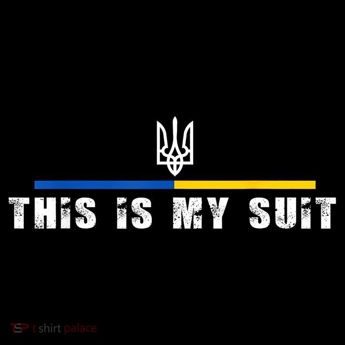 This Is My Suit Support Zelensky Ukrainian Suit Flatbill Hat