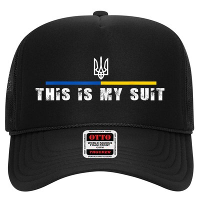 This Is My Suit Support Zelensky Ukrainian Suit Trucker Hat