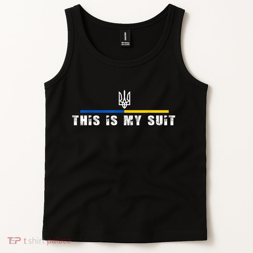 This Is My Suit Support Zelensky Ukrainian Suit Tank Top