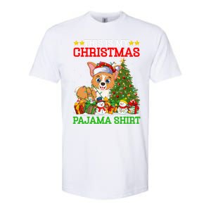 This Is My Christmas Tree Pajamas Welsh Corgi Dog Christmas Gift Softstyle CVC T-Shirt