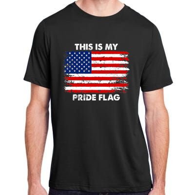 This Is My Pride Flag USA American 4th of July Patriotic Adult ChromaSoft Performance T-Shirt