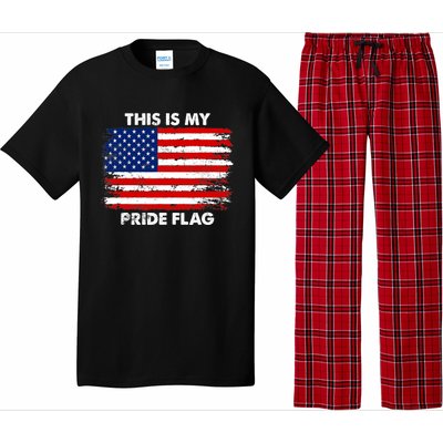 This Is My Pride Flag USA American 4th of July Patriotic Pajama Set