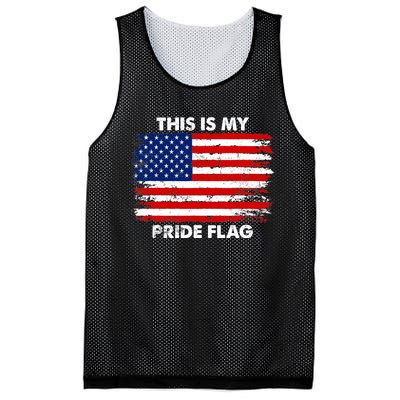 This Is My Pride Flag USA American 4th of July Patriotic Mesh Reversible Basketball Jersey Tank